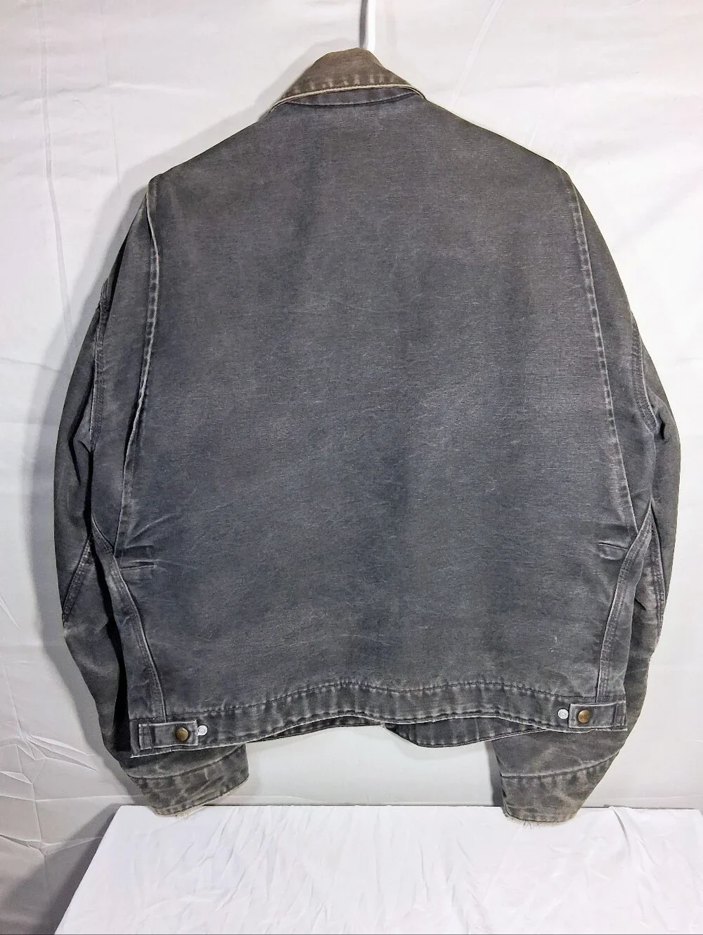 Carhartt Men's Large Detroit J97 Black or Petrol Blanket Sun-faded Coat/Jacket